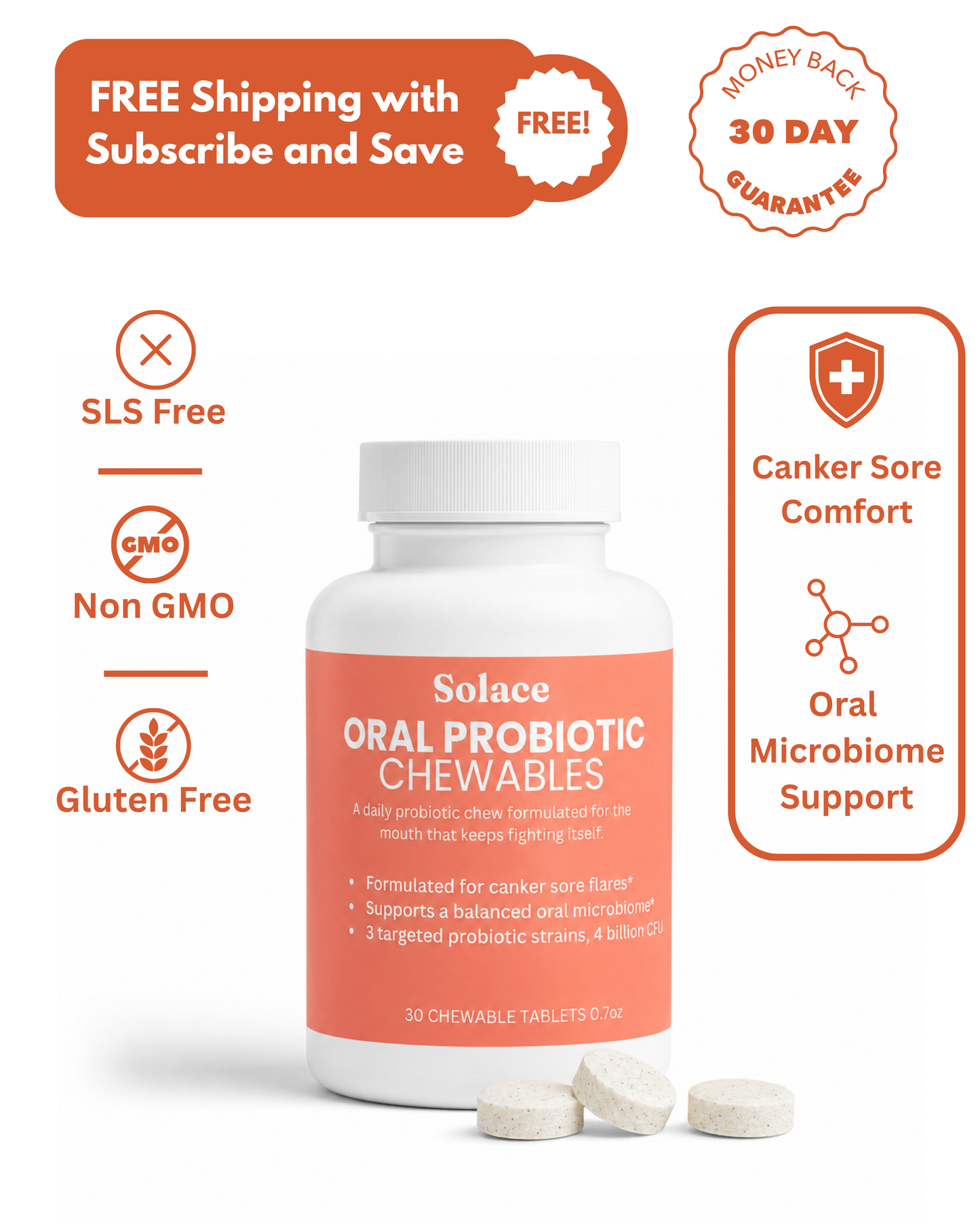 Oral Probiotic Chewables